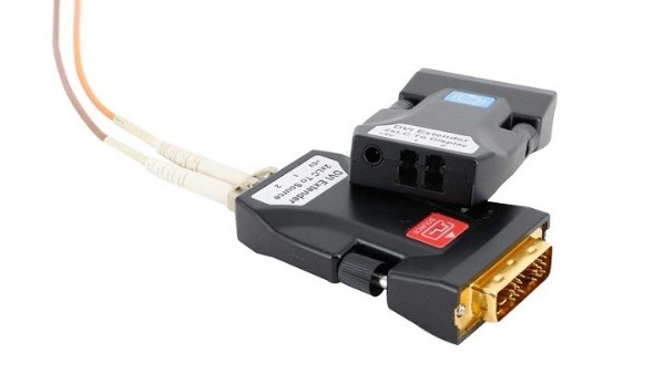 DVI兩芯單模光纖傳輸器FIBER-DVI-210TR