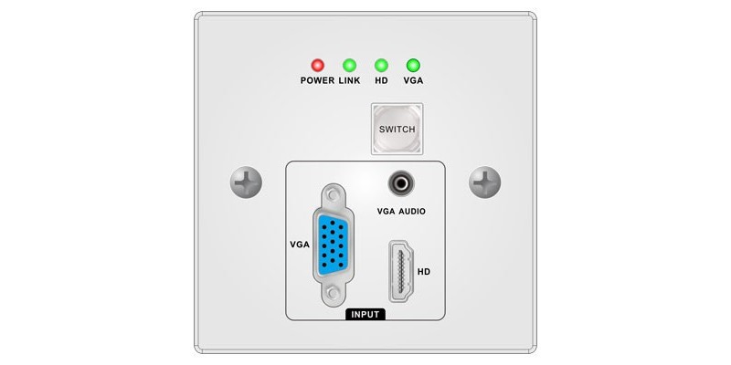 HDMI+VGA墻面安裝型傳輸器的傳輸距離有多遠(yuǎn)呢？