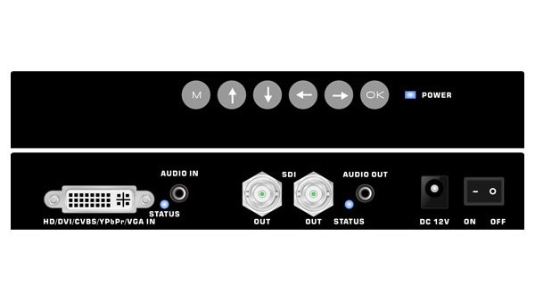 DVI/HDMI/VGA/CVBS/YPBPR轉(zhuǎn)SDI轉(zhuǎn)換器